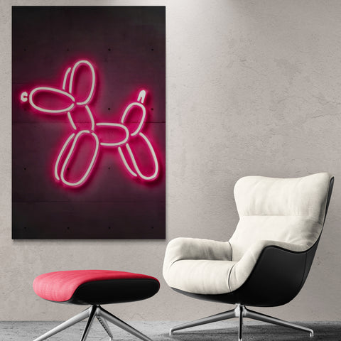 Neon Balloon Dog