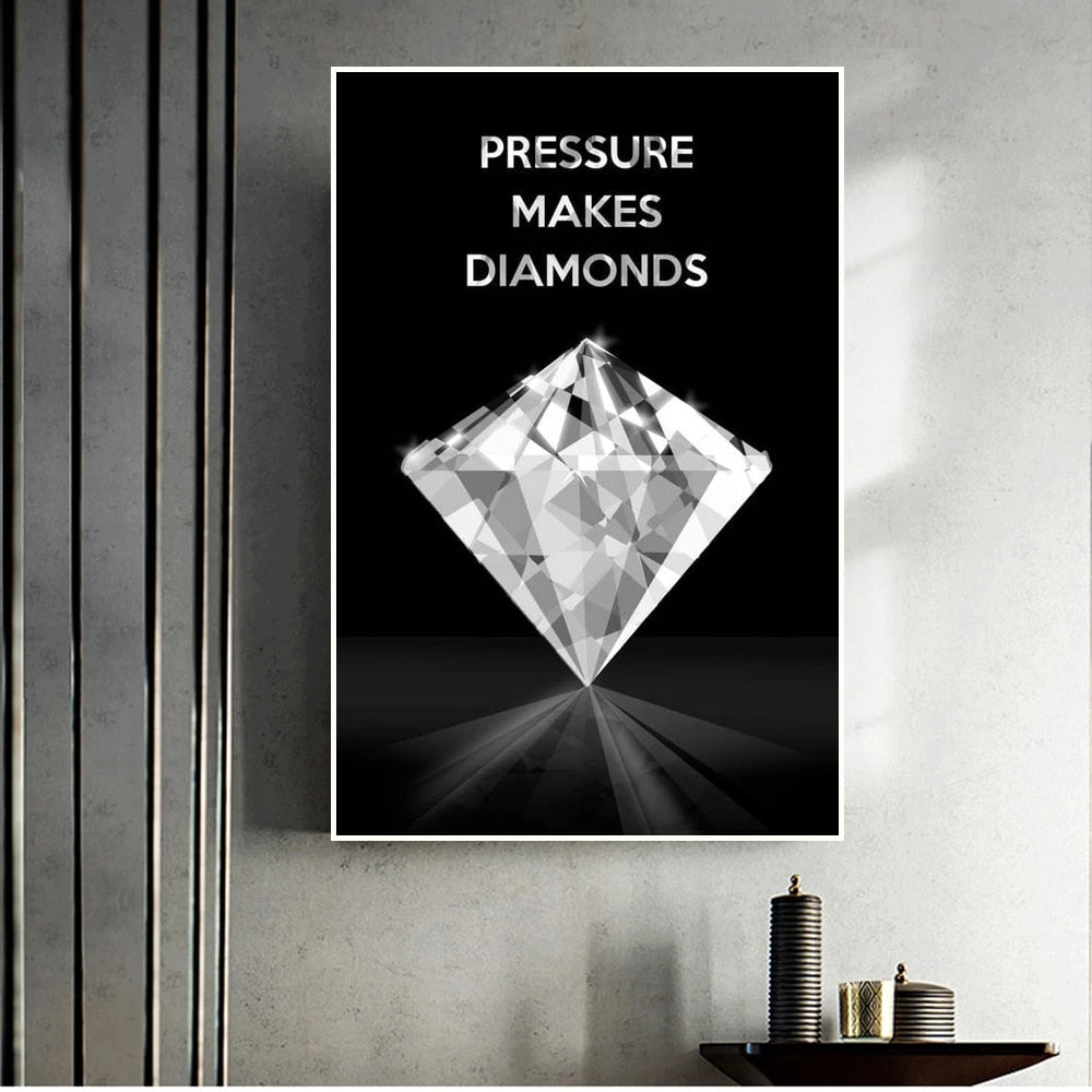 PRESSURE MAKES DIAMONDS